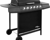 Gas BBQ Grill with 6 Burners Black (FR/BE/IT/UK/NL only)33774-Serial number 48551