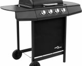 Betterlifegb - Gas bbq Grill with 4 Burners Black (fr/be/it/uk/nl only)33771-Serial number 48545