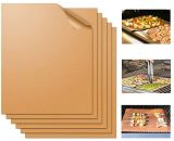 Non-Stick High Temperature Resistant Grill mat, Outdoor bbq Mat(6pcs) A1 MAF-0419057 9964069788693