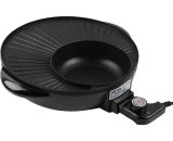 Szyb - 2 in 1 Non-stick Electric Grill & Hot Pot with Glass Lid (UK Plug 220V) GB-JY19721 735254643832