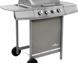 Gas bbq Grill with 4 Burners Silver (fr/be/it/uk/nl only) - Hommoo DDvidaXL48549_UK
