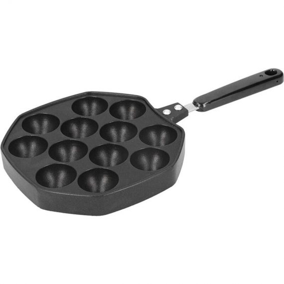 12 Hole Takoyaki Pan, Aluminum Nonstick Takoyaki Grill Pan, Home Kitchen Pancake Pan for Cooking Octopus Balls, Pancakes, Donuts Holes Y0001-UK2-K0036-220629-004 3254066085298
