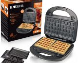 3 in 1 Sandwich Maker, Waffle Maker, Contact Grill, Dishwasher Safe and Non-Stick Plates [Energy Class a+++] MM-OSUK-4329