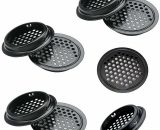 8 Pieces Ventilation Grille,Stainless Steel Ventilation Grille Hole,Round Ventilation Hole for Kitchen Cabinet,Furniture,Shoe Cabinet (53mm) HH-C-0917225 6286512088536