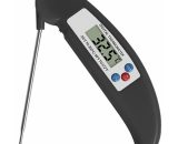 Digital Meat Thermometer bbq Grill, Electronic Thermometer, Super Long Probe for Kitchen Cooking & Candy Smoker Fry Food Milk Yoghourt Black Mano-HS-2489 6135791955346