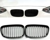 Pair For bmw F20 F21 1 Series 2011 2012 2013 2014 Gloss Black Front Grille Grill Car Decoration LBTN275064 9137779958964