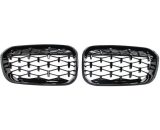 Replacement for 15-17 bmw F20 F21 120i 118i 118d 116i M135i Front Bumper Kidney Grille Glossy Black K15313|480 755924029773
