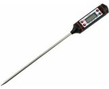 Black,Meat Thermometer, Kitchen Thermometer, Instant Read Food Thermometer with Long Probe for Kitchen, Steak, Turkey, Roasting, Grill, kartousc152219 7336653764185