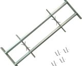 Vidaxl - Adjustable Security Grille for Windows with 2 Crossbars 500-650 mm 8718475895282 8718475895282