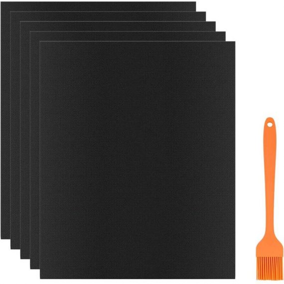 Barbecue mat for grilling the grill 400 330mm 10 pieces + silicone brush PERGB000441 9793228093749
