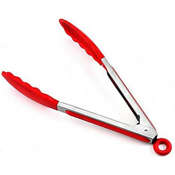 7inch Silicone Kitchen Tongs Baking Tongs For Barbecue Cooking Salad Grilling Frying Mano-ZQUKKF-0213 6273996063302