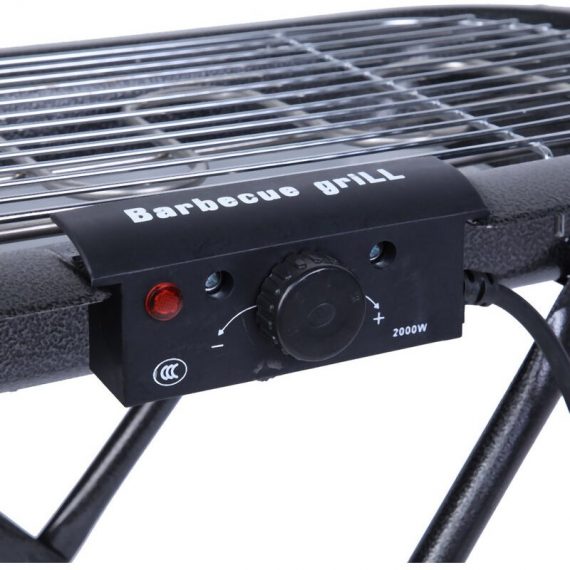 2000W Foldable Electric Barbecue Grill Carbon Grill bbq Camping Panic Tool GB-JY36541 735254644013