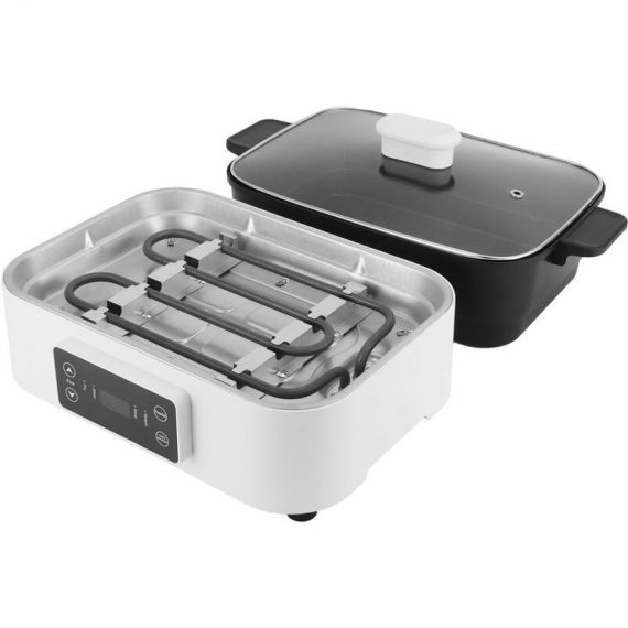Compact Hot Plate Kit with Pot Grilling Tray Multifunctional Food Processing Heating SuppliesUK Plug 220V 3113200162612 735254640473