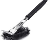 Barbecue Brush, 3 in 1 Barbecue Cleaning Brush with Scraper, Stainless Steel Bristles for Quick Cleaning & Effectively All Grills SZUK-3069 4391570202533