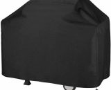 Barbecue Cover Protective Cover bbq Cover Waterproof Oxford Cloth Yard Grill Cover 145x61x117cm Black SZ-19613 6286500522820