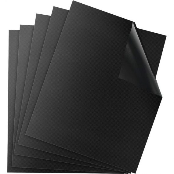 Rhafayre - bbq Baking Mat bbq Sheets 50x40cm Set of 4 bbq Grill Mats Grill Paper Non Stick Reusable Washable Outdoor for QWMM000737 9351729965011
