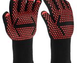 Osqi - Barbecue Gloves, 1 Pair - Heat Proof Oven Gloves Up to 800°C, Heat Resistant Non-Slip Oven Gloves Kitchen Pot Holders for bbq Grill Oven WYY-OSQI-UK0135 2982590402458