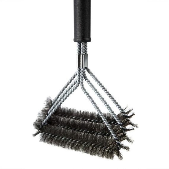 Barbecue Brush - bbq Grill Cleaning - Barbecues Accessory - Electric, Gas, Charcoal - Stainless Steel Tionr-Ti-UK-092 2593752983656
