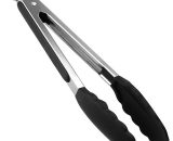 Devenirriche - Kitchen Tongs Kitchen Stainless Steel & Silicone Cooking Tool Tongs Barbecue Food Tongs Silicone Kitchen Tongs Buffet Grill and Salad Mano-ZQUKKF-0211 6273996063289
