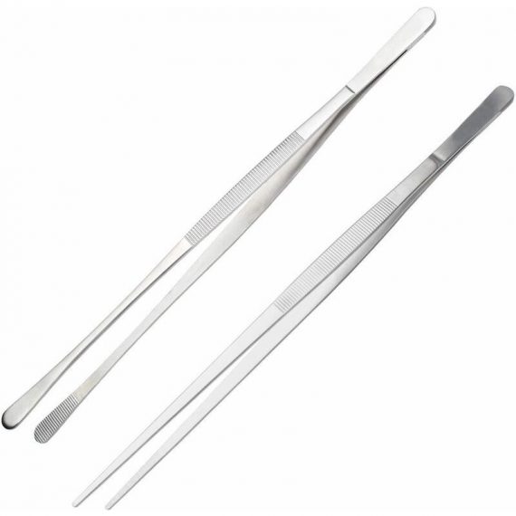 30 Cm Cooking Tweezers Stainless Steel Long Grill Tweezers Kitchen Tweezers Tweezers Kitchen Set, Grill Tongs For Cooking Baking (2 Pieces) GQ-041109 7770613220951